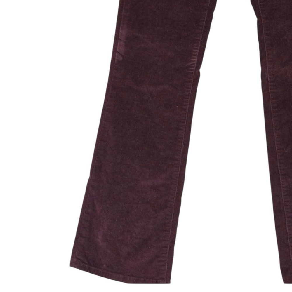 JAG Low Rise Boot Leg Stretch Corduroy Pants in Dark Burgundy Size 10 - Picture 6 of 12